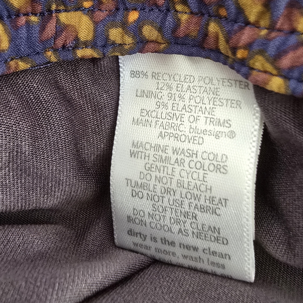 Toad&Co Geo Print Recycled Sunkissed Weekend Skort Large - Picture 11 of 13